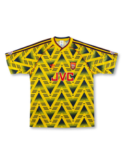 1991-93年アーセナル アウェイユニフォーム ブルーズバナナ 前面
