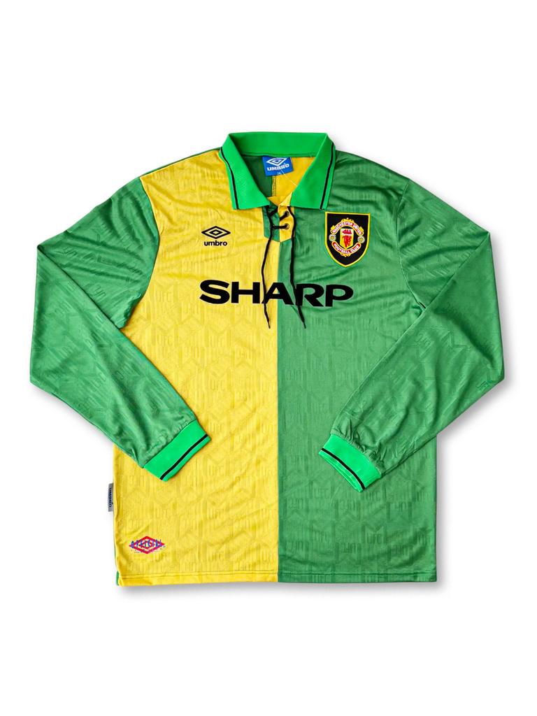 マンチェスターユナイテッド 92-94 アウェイ 長袖 SHARP レトロ XL