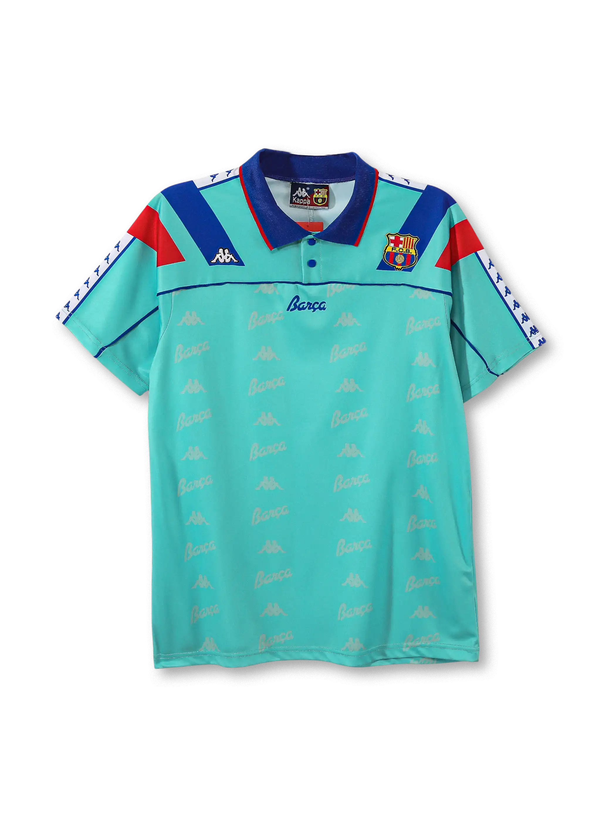 1992/95 バルセロナ アウェイ ユニフォーム カッパ製 ターコイズブルー