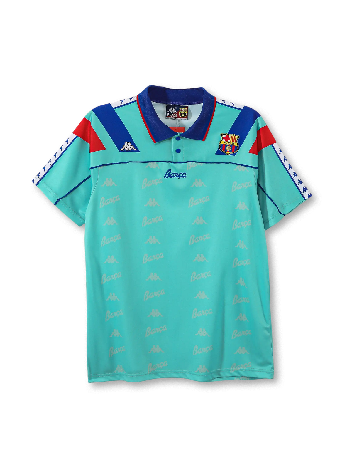 1992/95 バルセロナ アウェイ ユニフォーム カッパ製 ターコイズブルー