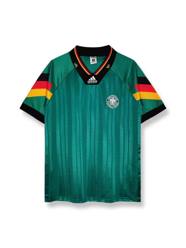 ドイツ代表 1992年 アウェイ ユニフォーム グリーン レトロ adidas 1992 ドイツ代表 アウェイ グリーン ユニフォーム adidas製-KICKO