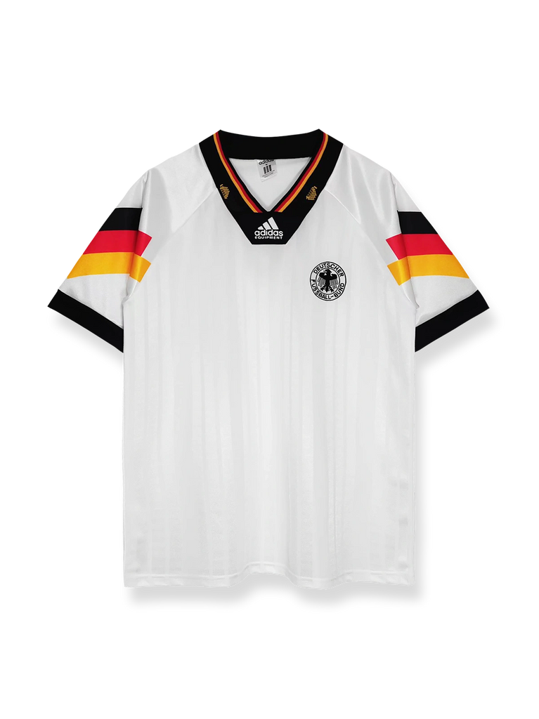  90s ドイツ代表 サッカーゲームシャツ M　イングランド製 1992 ドイツ代表 ホーム ユニフォーム adidas製-KICKO – KICKO JAPAN