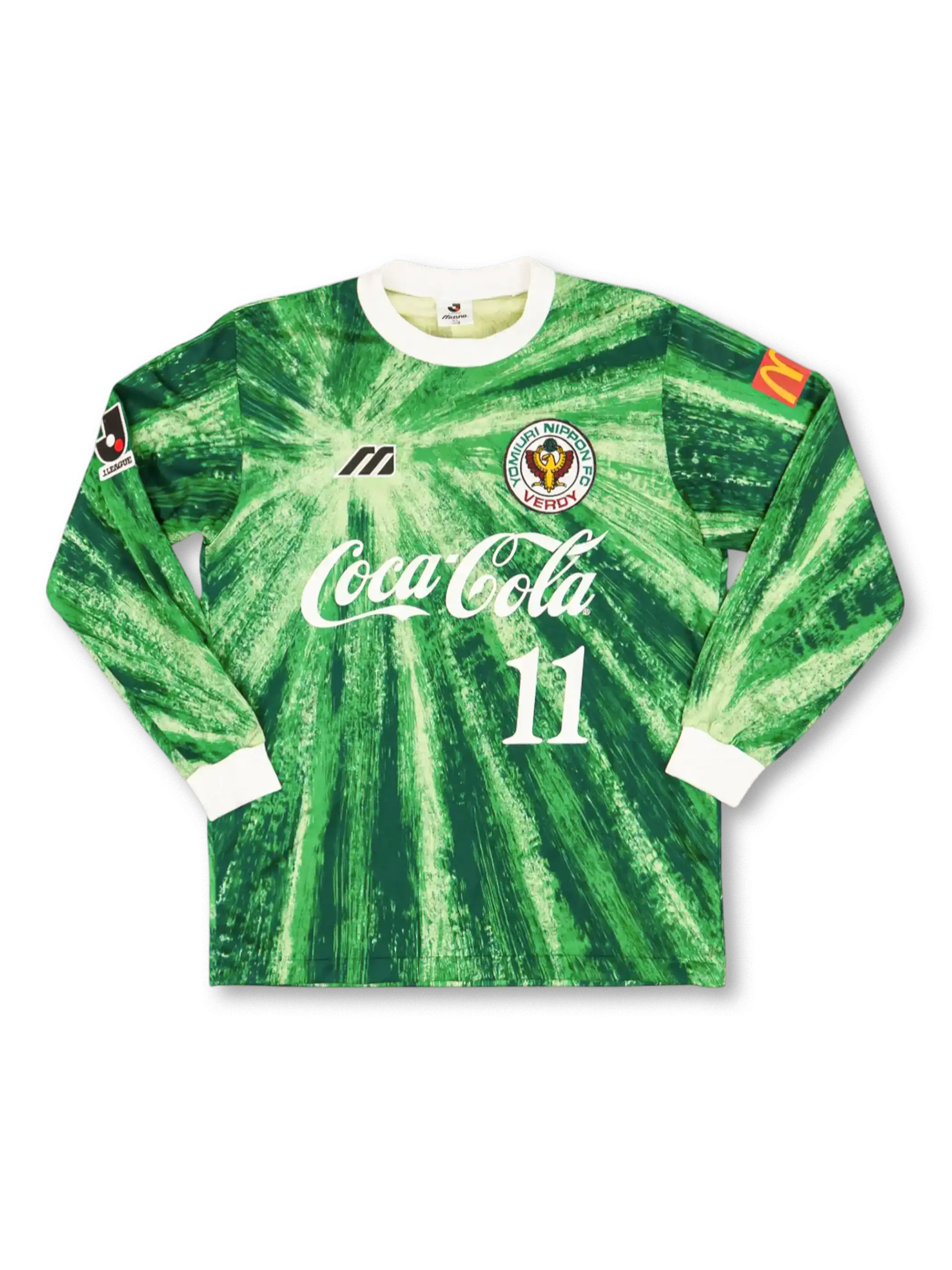 1993-94 Verdy Kawasaki Home match issue football shirt 11, vintage football shirt