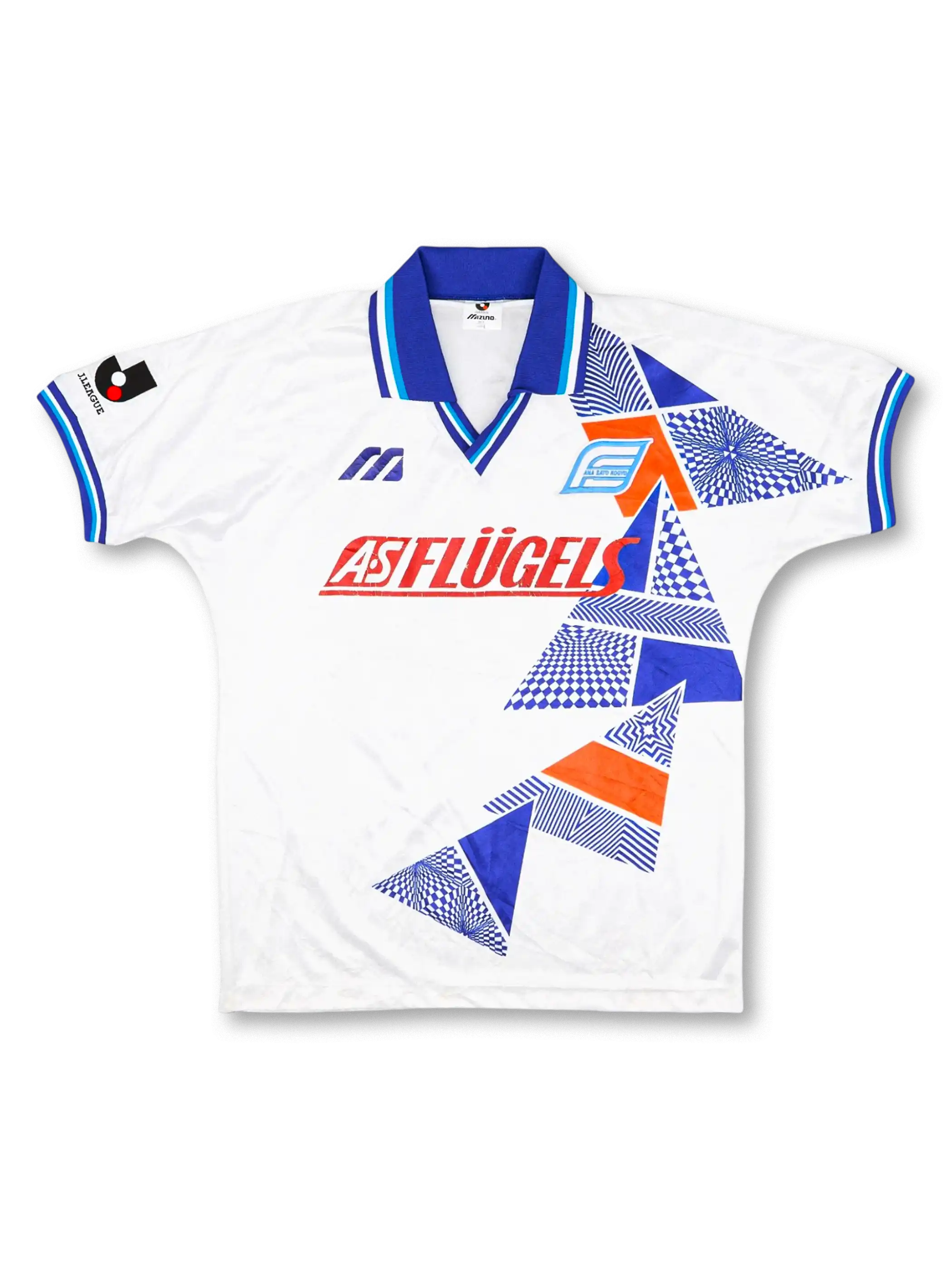 1993–94年 横浜フリューゲルス ホームユニフォーム ホワイトモデル AS FLÜGELS スポンサー