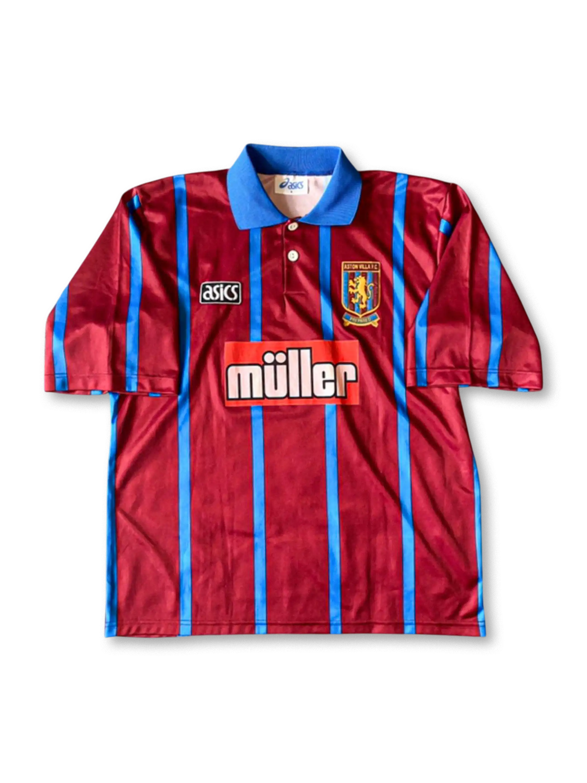 アストンヴィラ　マクロン　サッカー　ユニフォーム　古着　90s アストンヴィラ マクロン サッカー ユニフォーム 古着 90s