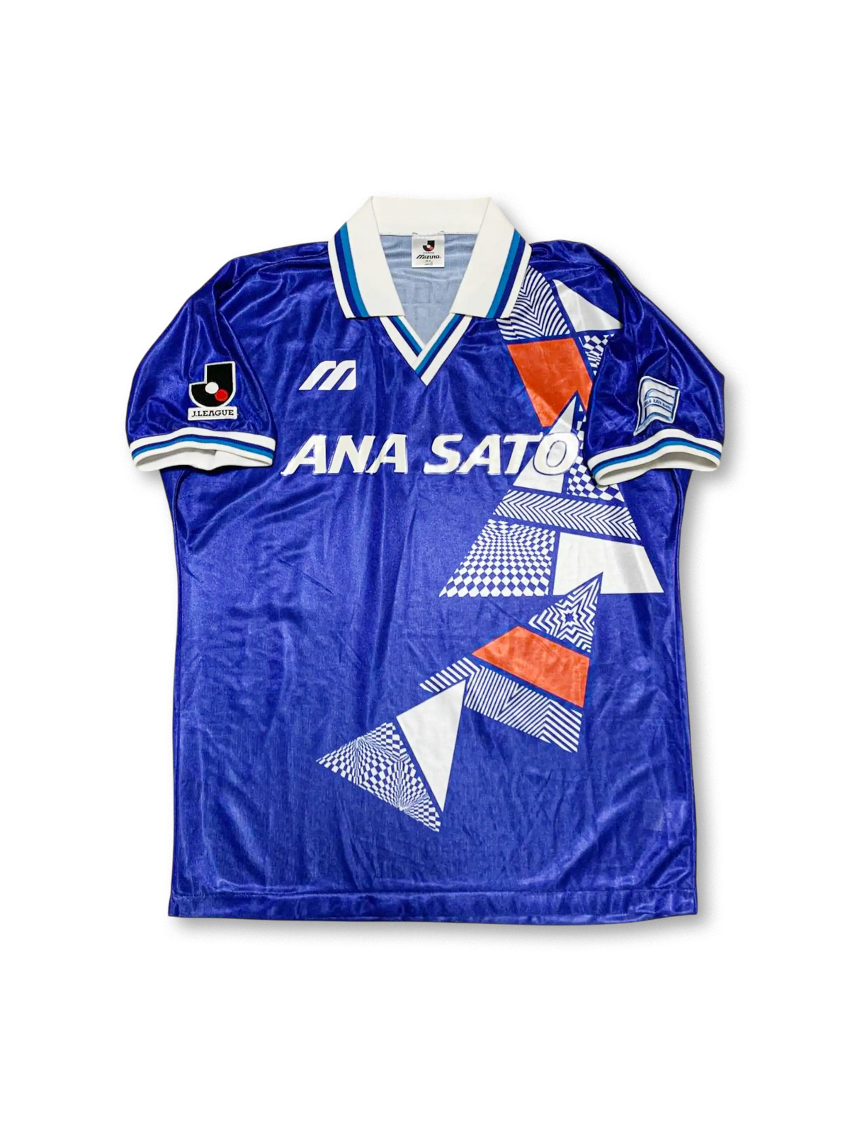1993年 横浜フリューゲルス ホームユニフォーム ANA SATO スポンサー Jリーグ初期デザイン