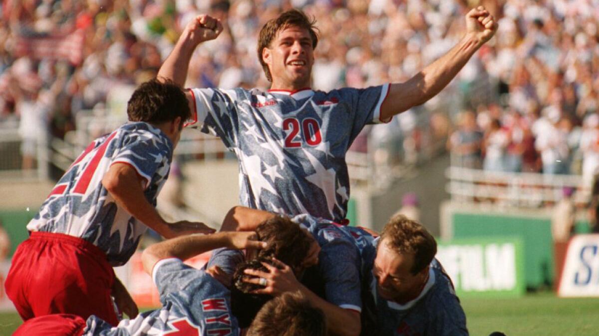 ドイツ代表 94年W杯 アメリカ大会 ホームユニフォーム XL UK製 94年アメリカW杯からインスピレーション…ドイツ代表、クラシカルな新