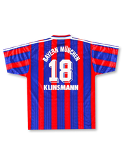 1995-97年 バイエルン ホームユニフォーム クリンスマン18