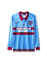 1995-97 ウェストハム・ユナイテッド アウェイ シャツ 正面 Dagenham Motorsロゴ