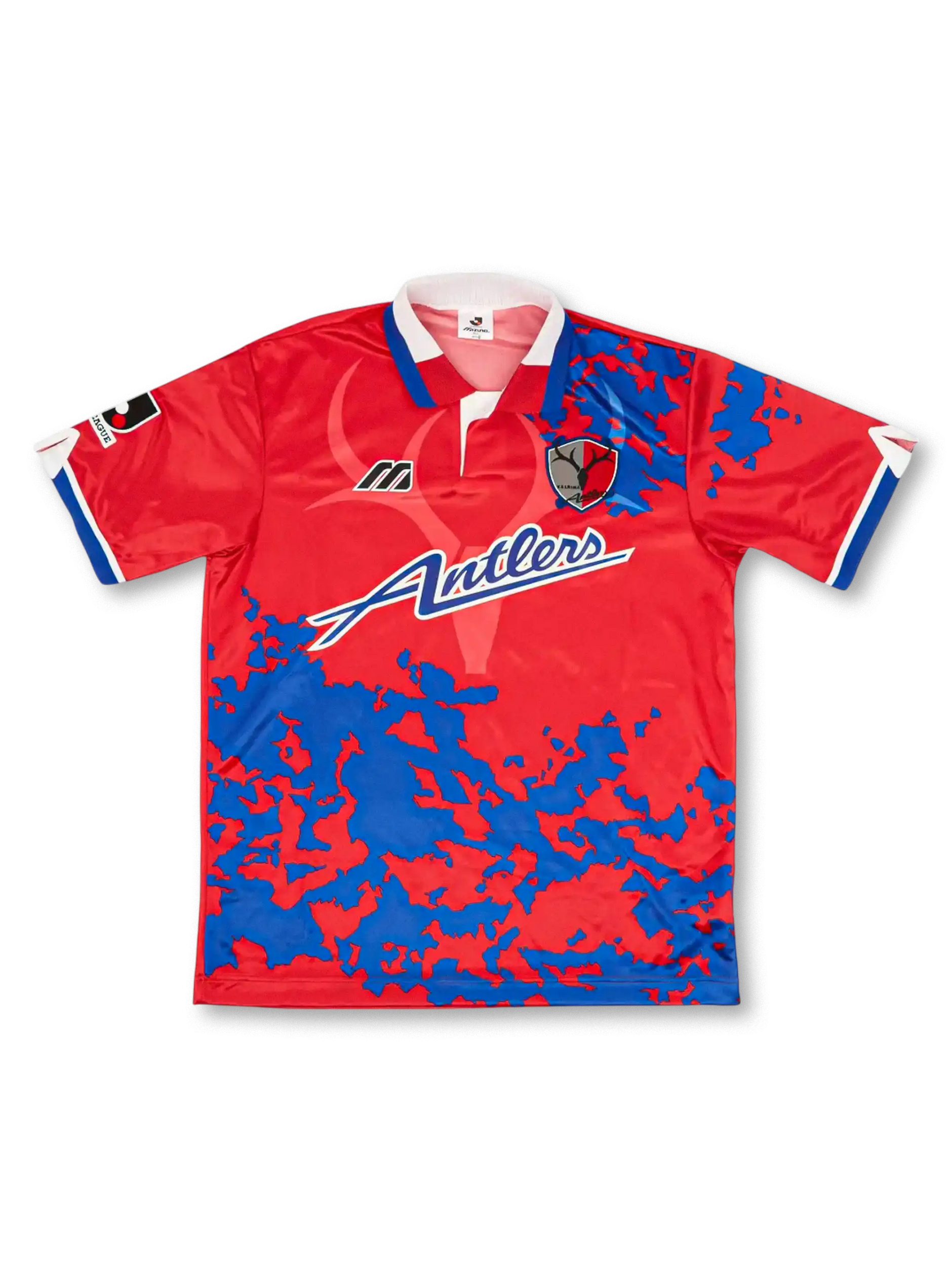 鹿島アントラーズ　1995年シーズンモデル ユニフォーム 低価，定番人気 1995年 鹿島アントラーズユニフォーム sizeO