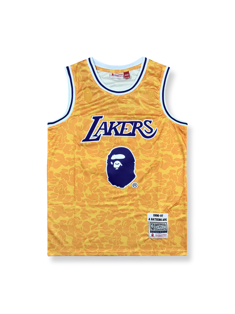 1996-97年 ロサンゼルス・レイカーズ ホーム ア ベイシング・エイプ 93