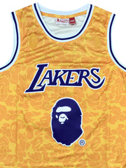 1996-97年 ロサンゼルス・レイカーズ ホーム ア ベイシング・エイプ 93番