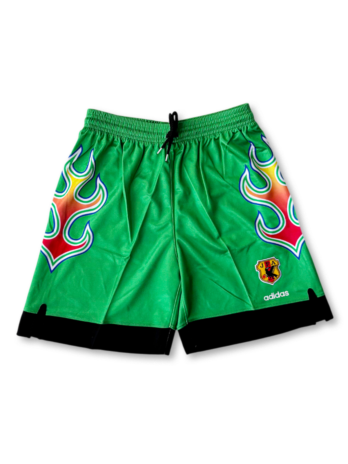 1996年日本代表GKショーツ 正面・炎グラフィックデザイン