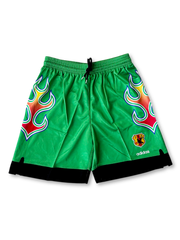 1996年日本代表GKショーツ 正面・炎グラフィックデザイン