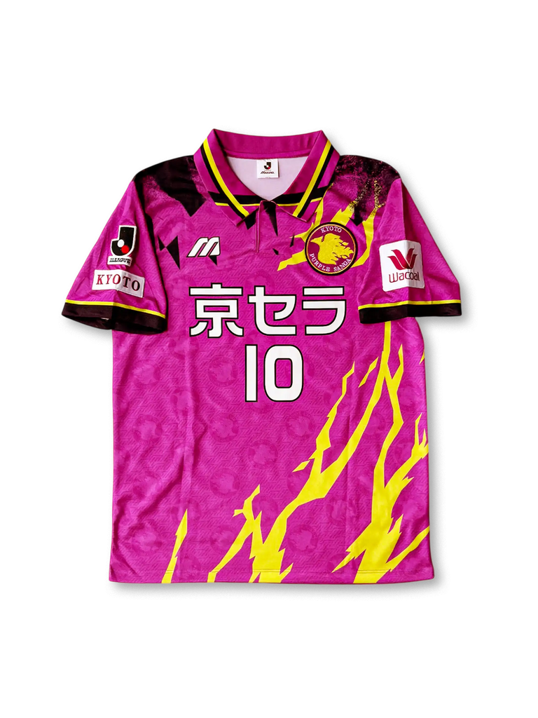 京都パープルサンガ　ユニフォーム　サッカー　XL 1996年 京都パープルサンガ ホーム ユニフォーム 10番 ラモス瑠偉