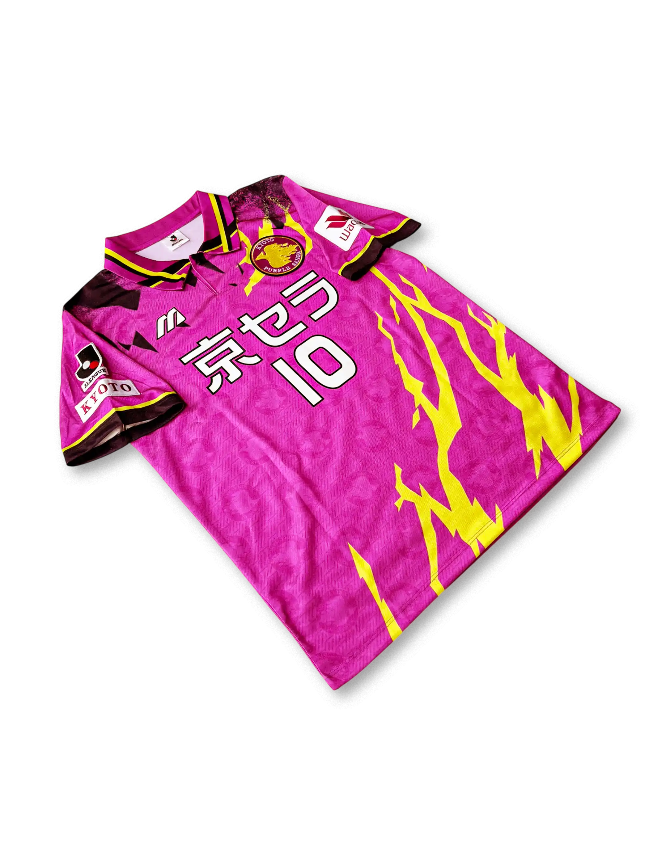 1996年 京都パープルサンガ ホーム ユニフォーム 10番 ラモス瑠偉