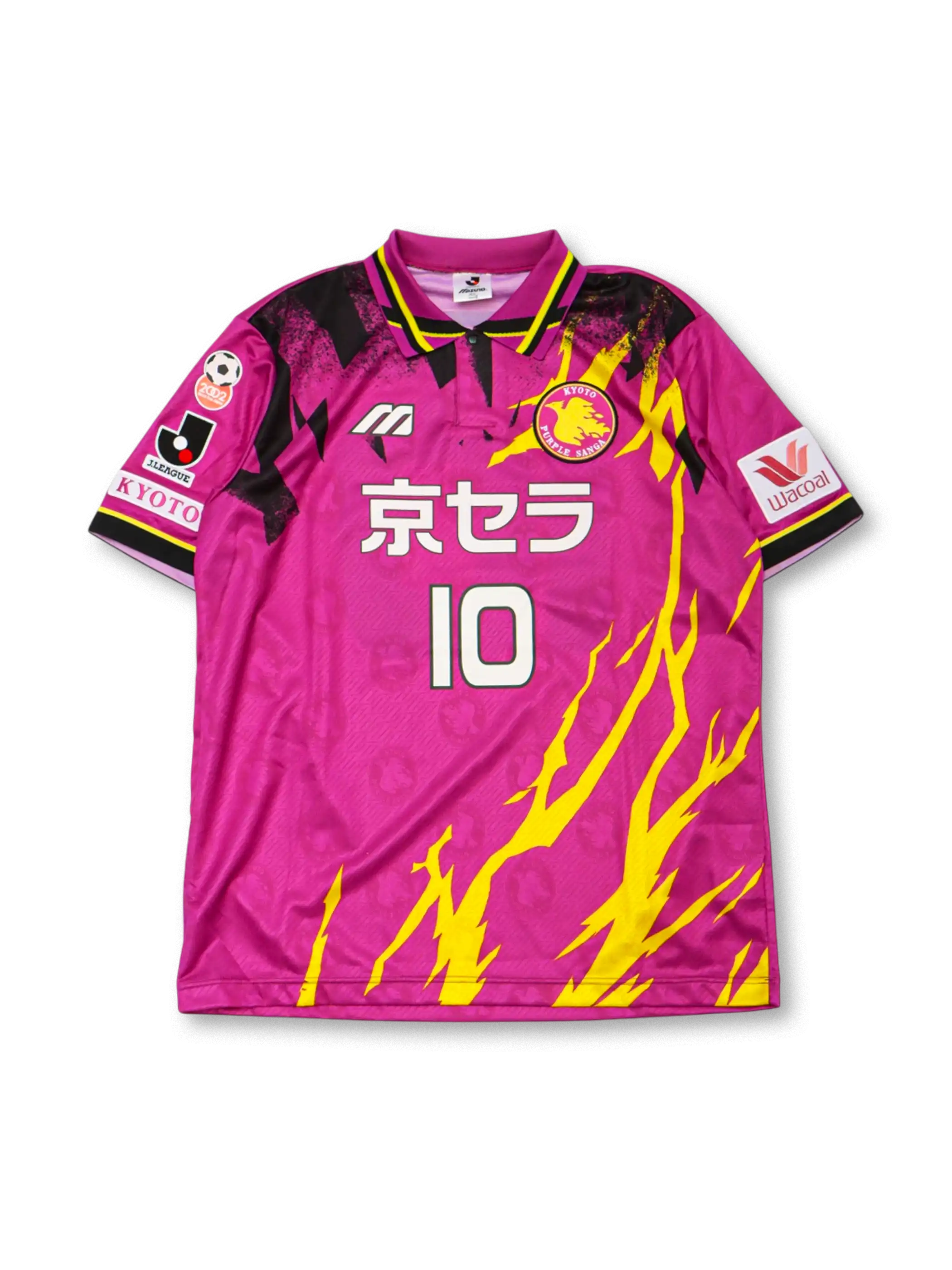 1996 京都パープルサンガ ホーム ユニフォーム ラモス瑠偉 10番 正面デザイン