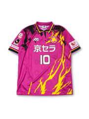 1996 京都パープルサンガ ホーム ユニフォーム ラモス瑠偉 10番 正面デザイン