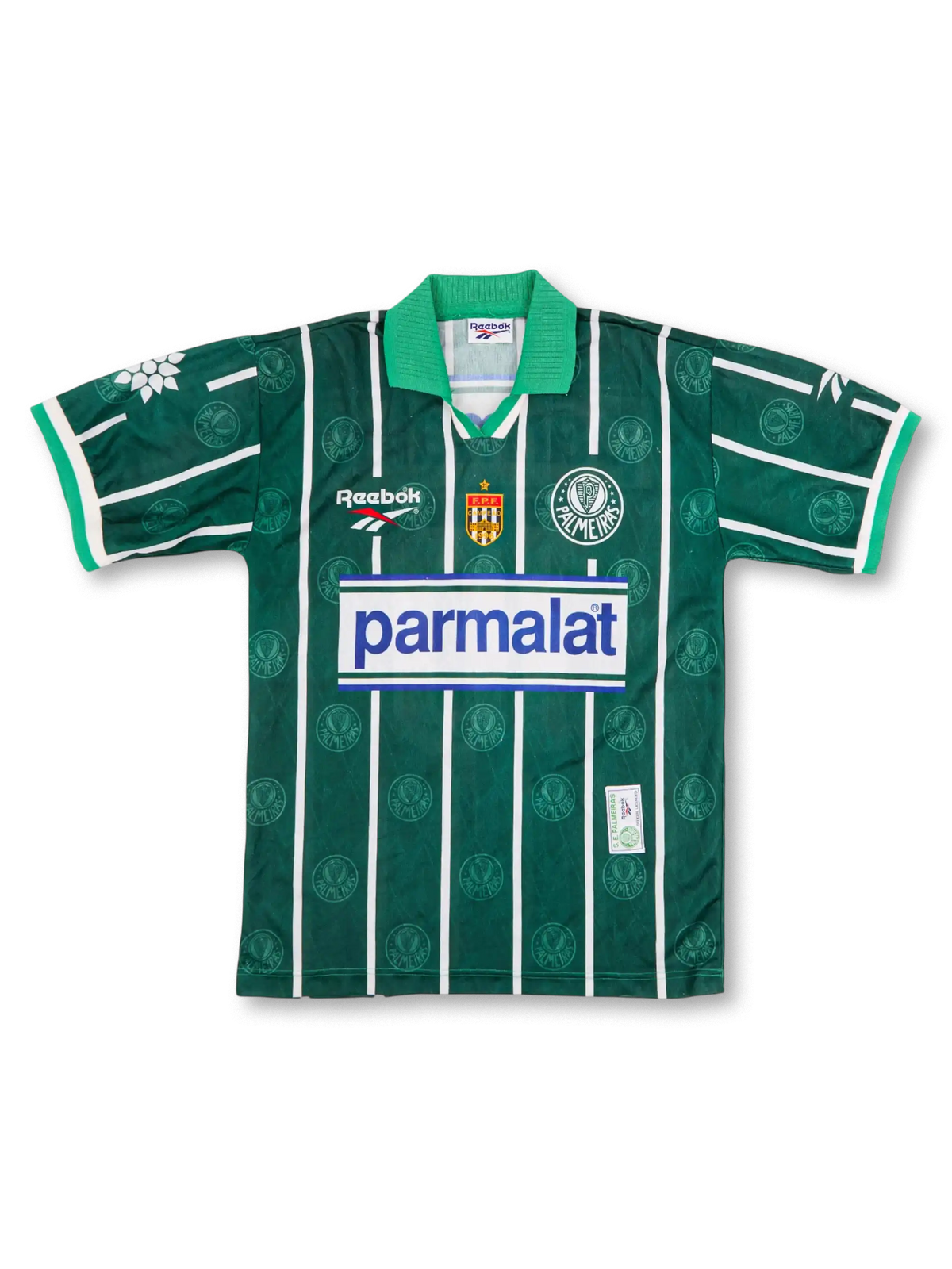 1996年 パルメイラス ホームユニフォーム #10 レebok製、パウリスタ州選手権モデル
