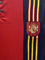 1996年スペイン代表ホームユニフォーム刺繍の詳細