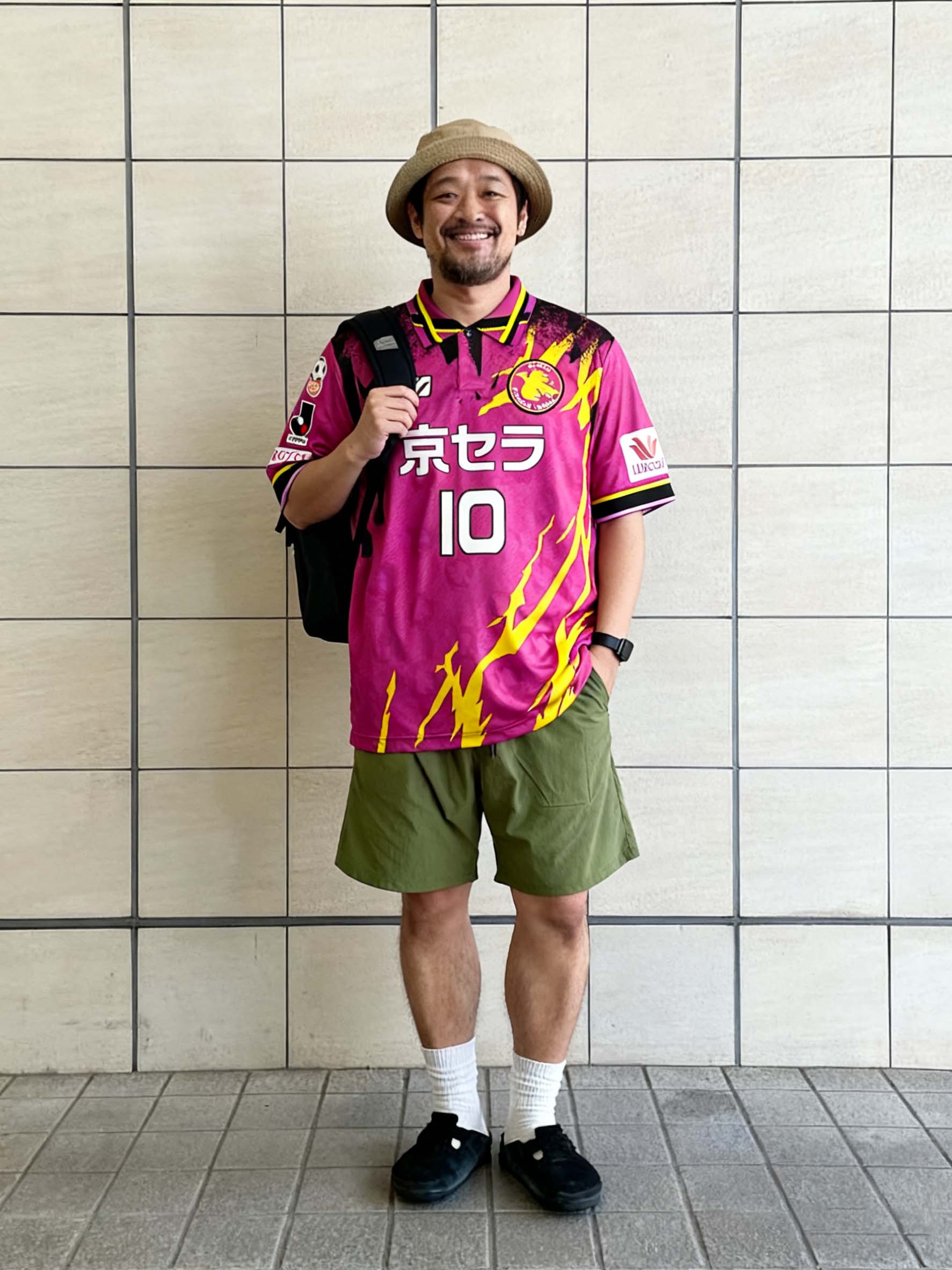 1996年 京都パープルサンガ ホーム ユニフォーム 10番 ラモス瑠偉