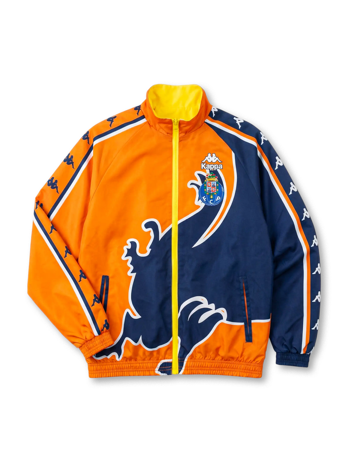 1997年FCポルト表側ウィンドブレーカー 大型ライオンモチーフとKappaロゴ