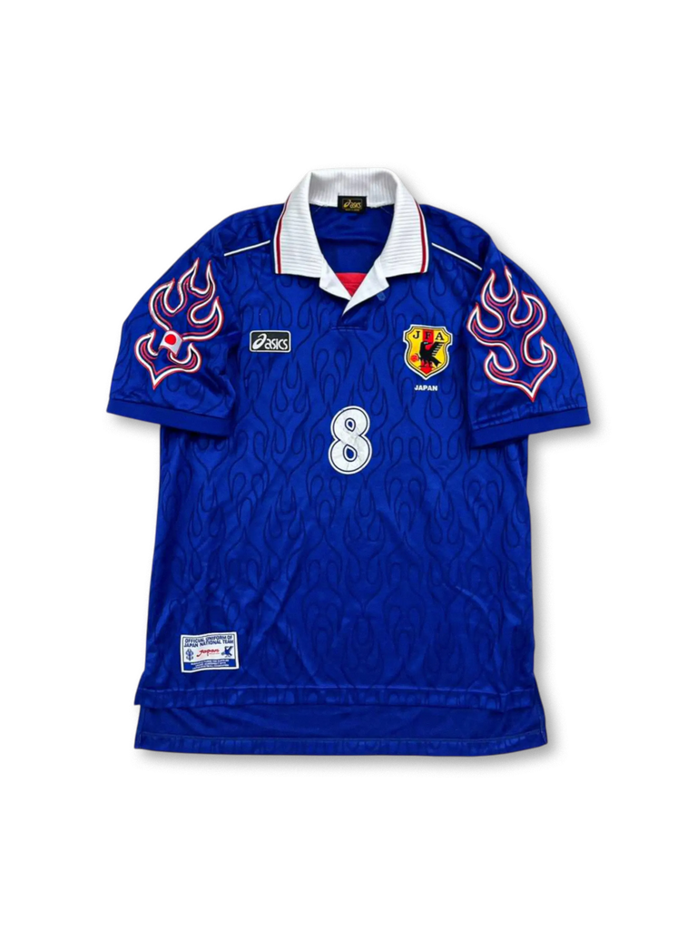 日本代表1998 中田英寿 98フランスW杯 長袖 炎モデル サイズO 日本代表1998 中田英寿 98フランスW杯 長袖 炎モデル サイズO