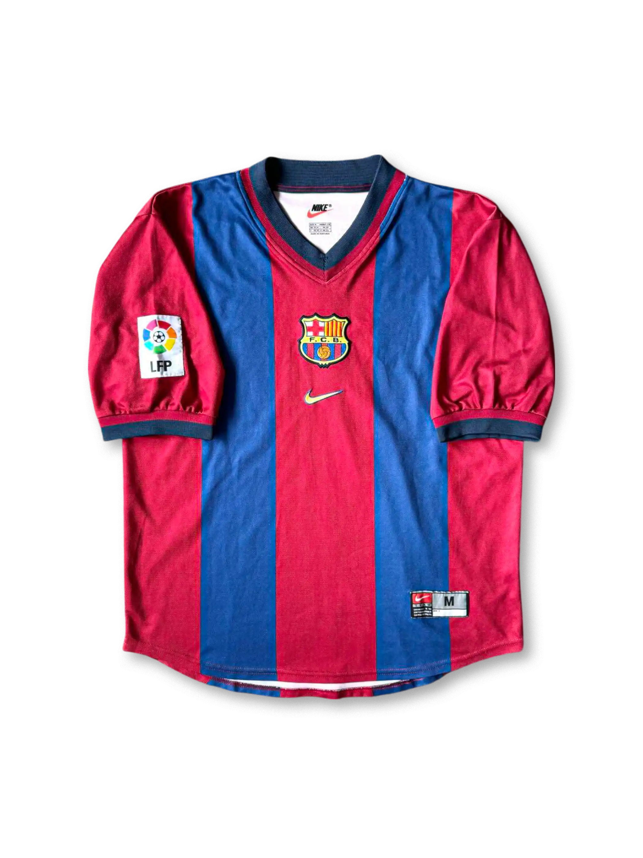  1998-99 Barcelona home jersey, vintage football shirt
