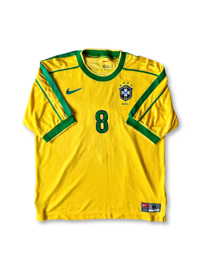ブラジル代表 ドゥンガ ユニフォーム XL 1998年 ブラジル代表 ホーム ドゥンガ 8番-KICKO – KICKO JAPAN