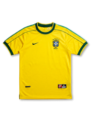 1998 ブラジル代表 ホームユニフォーム Nike製 フランスW杯 復刻モデル