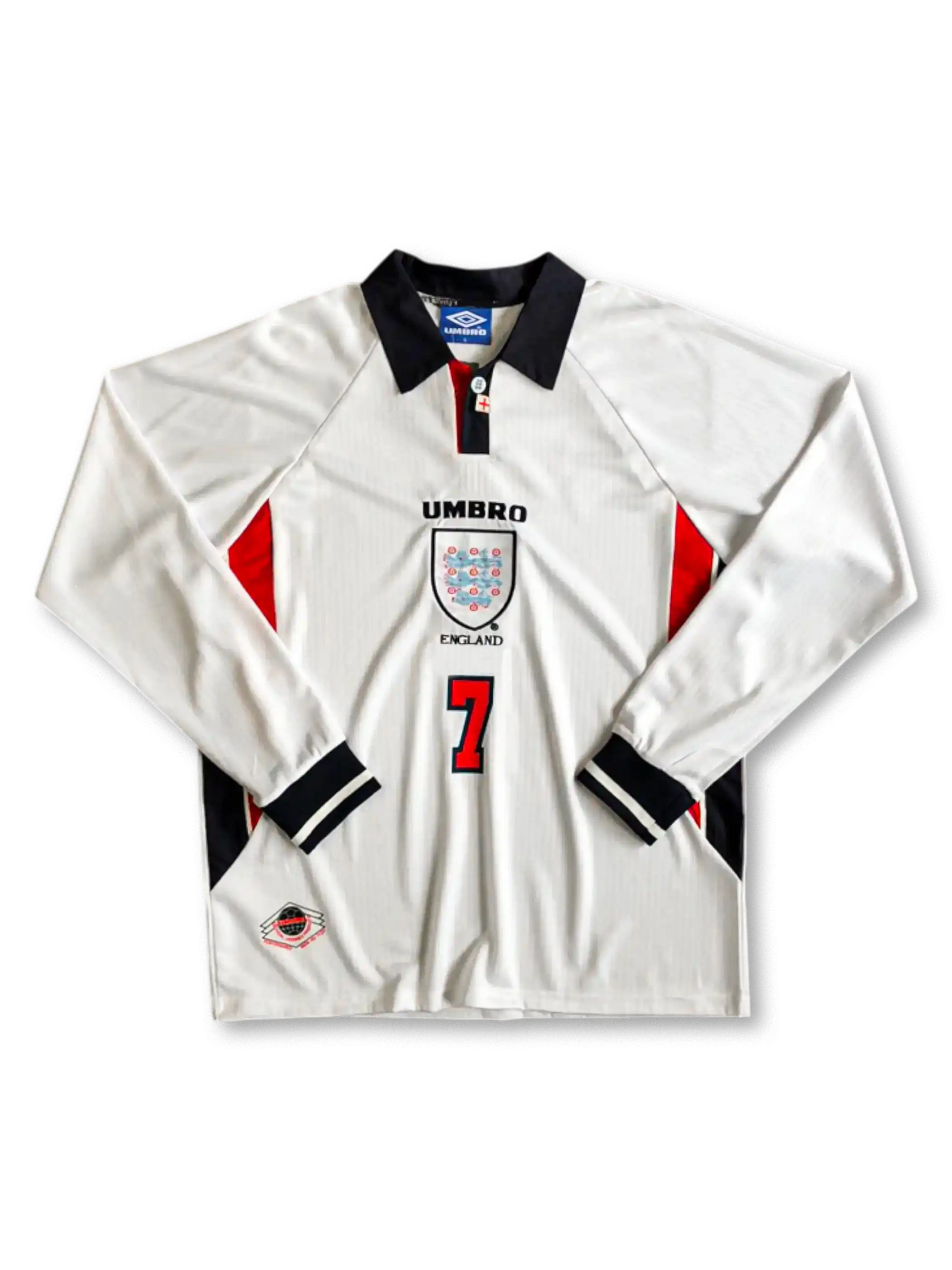 美品 アンブロ サッカー イングランド代表 ユニフォーム 98年 W杯 XL 美品 アンブロ サッカー イングランド代表 ユニフォーム 98年 W杯 XL