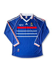 1998年フランス代表ホーム長袖ユニフォーム 正面デザイン