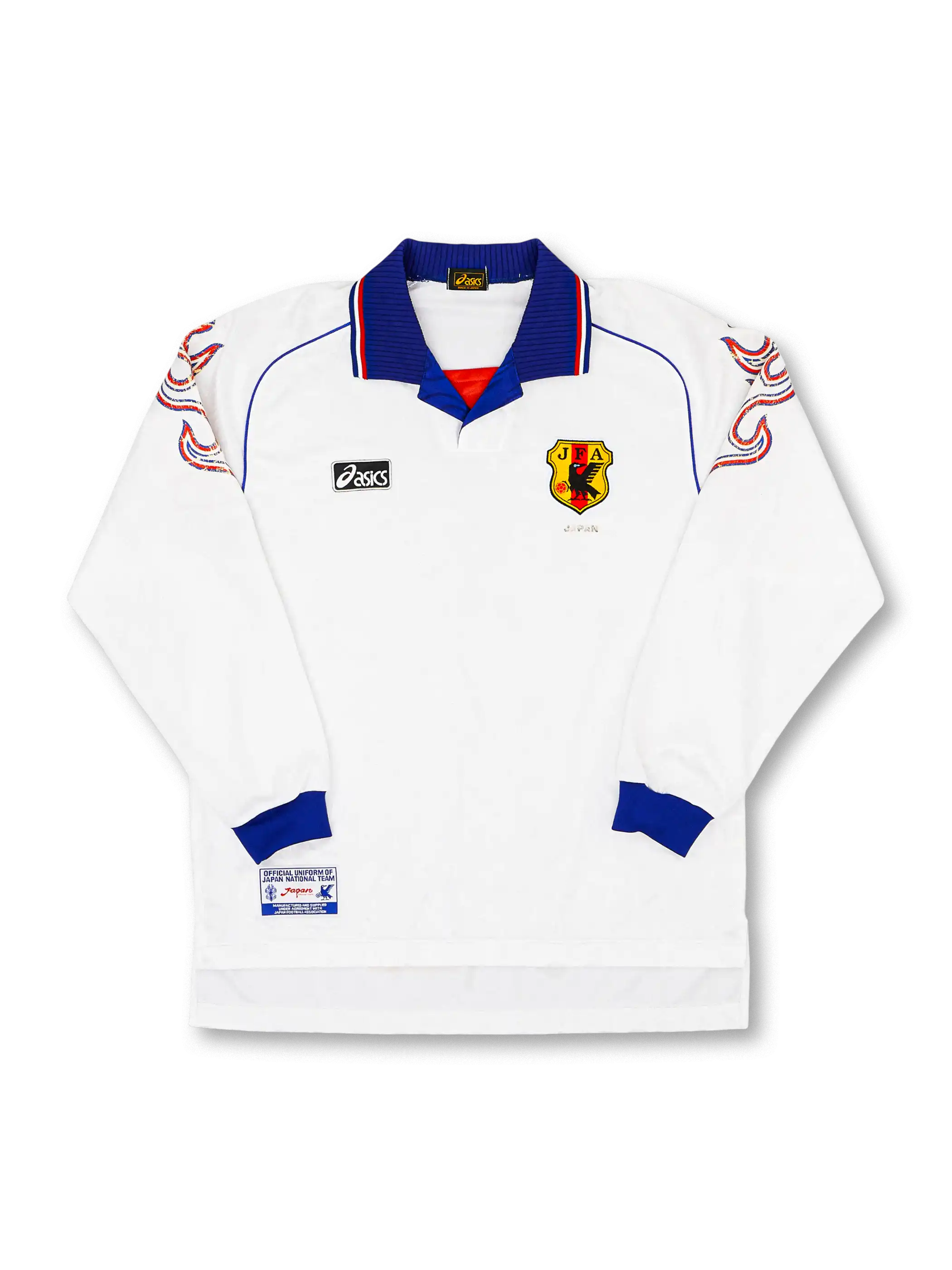 1998年 日本代表 アウェイユニフォーム 前面
