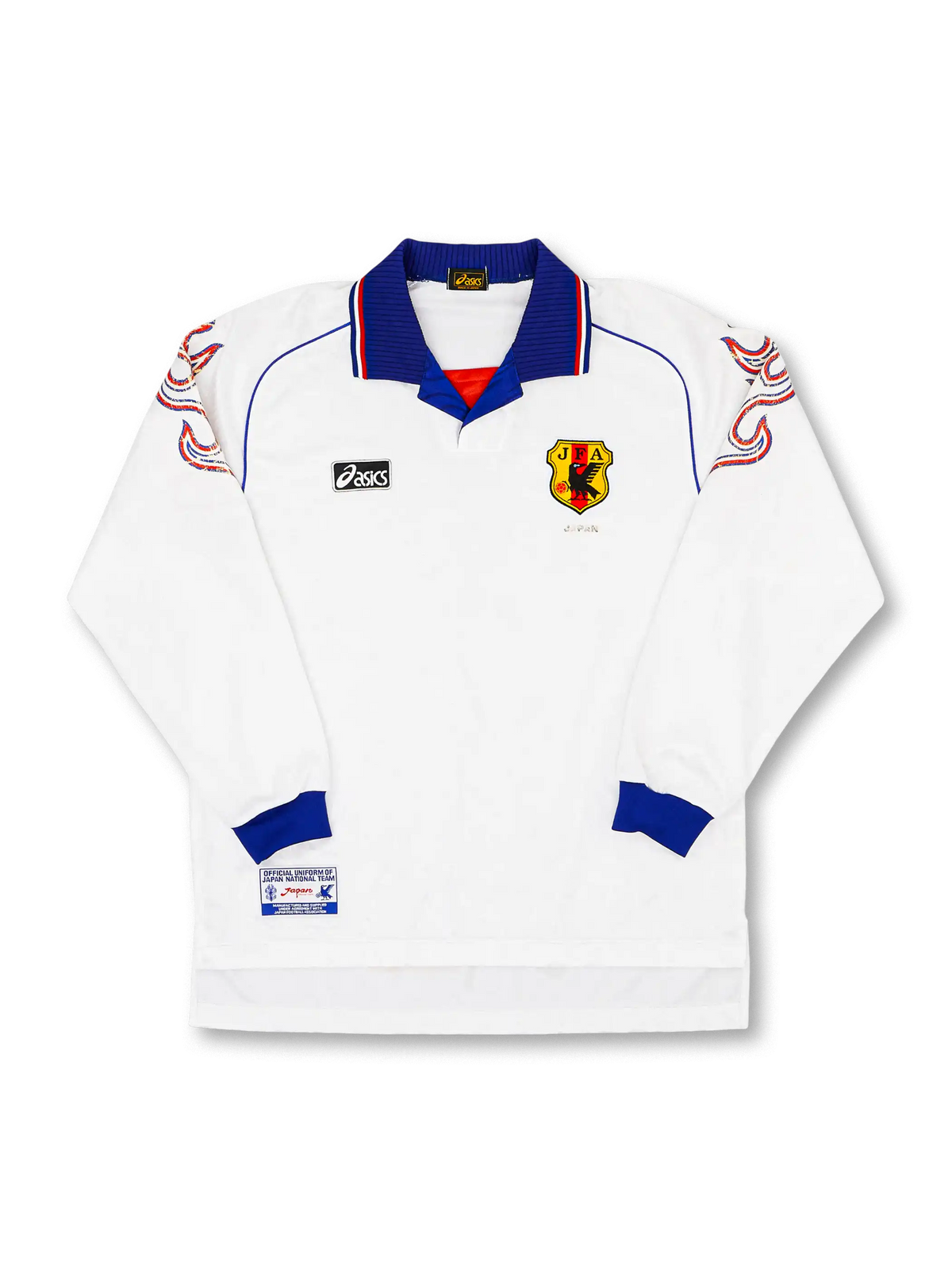 1998年 日本代表 アウェイユニフォーム 前面
