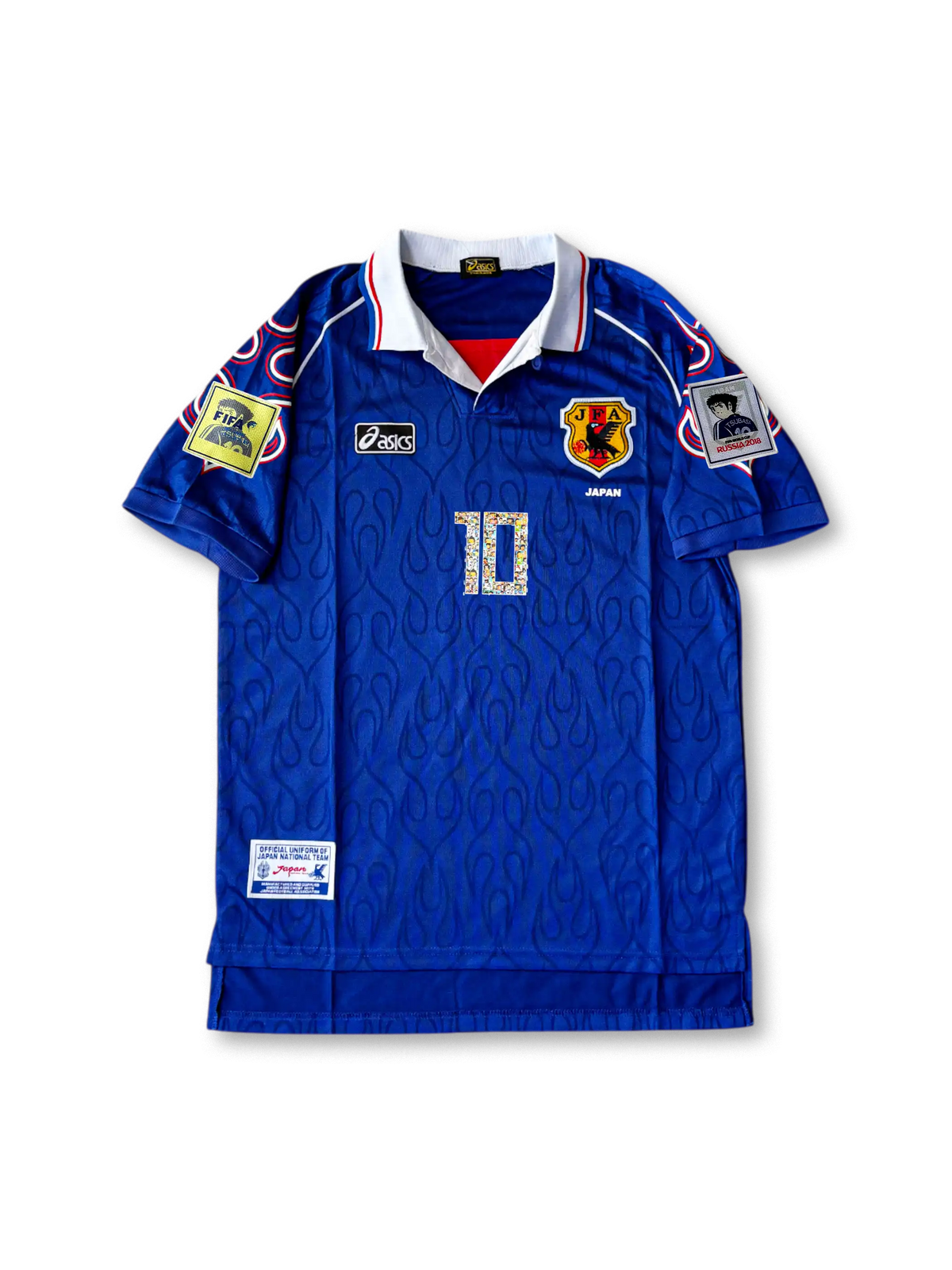1998年日本代表ホームユニフォーム 大空翼10番 サッカー小将仕様