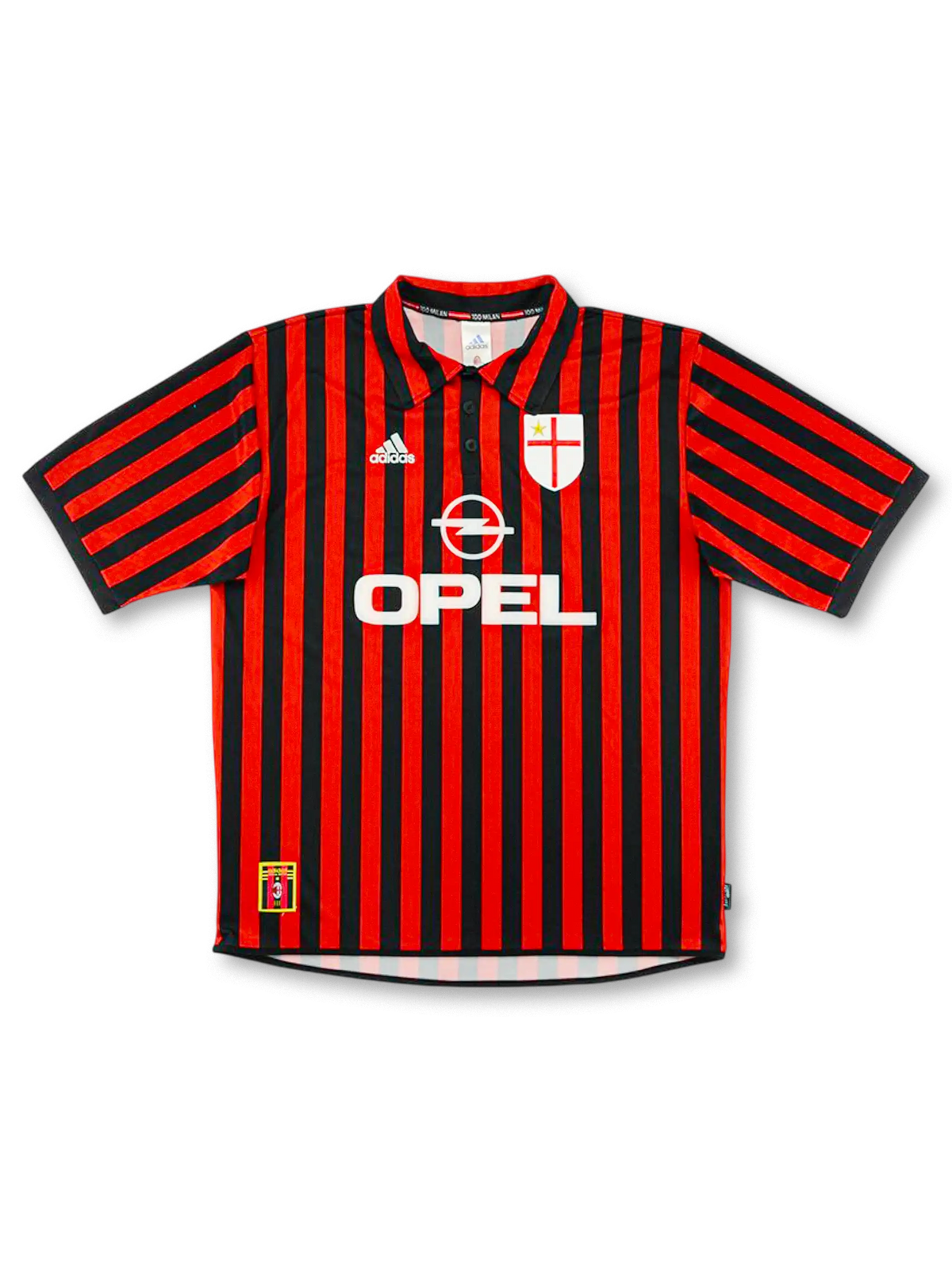 1999-00年ACミラン ホームユニフォーム 前面