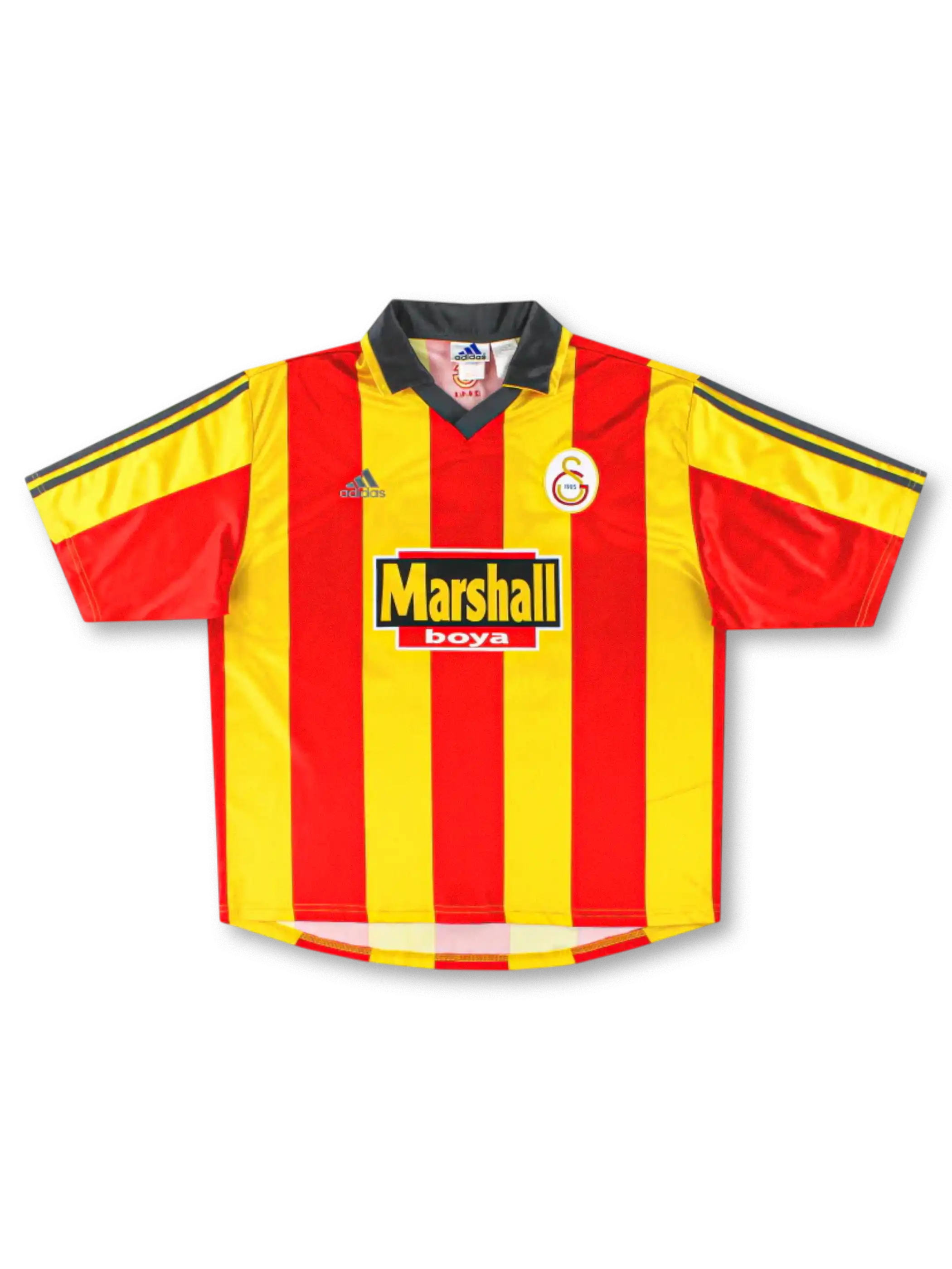 1999-2000年 ガラタサライ ホームユニフォーム ハジ 10番, vintage football jersey retro Galatasaray kit classic soccer shirt