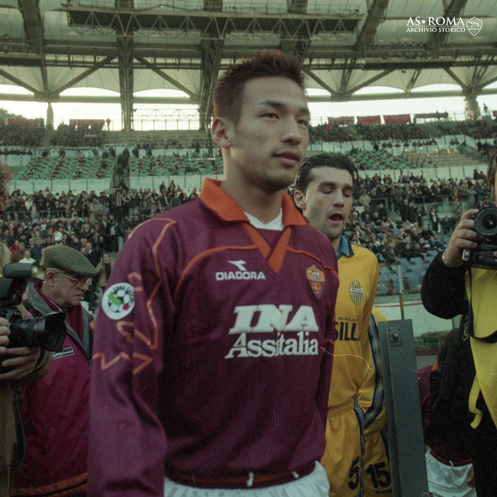 1999-2000年 ローマ ホームユニフォーム 中田英寿 #8-KICKO – KICKO JAPAN