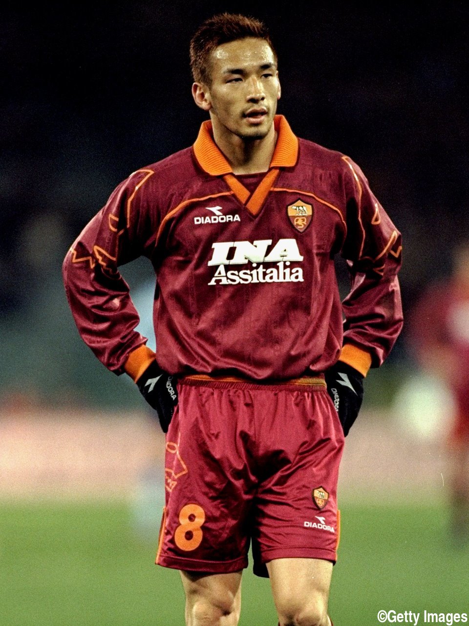 1999-2000年 ローマ ホームユニフォーム 中田英寿 #8-KICKO – KICKO JAPAN