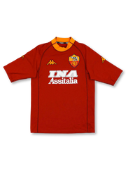 2000-01年 ASローマ ホームユニフォーム 中田英寿 #8