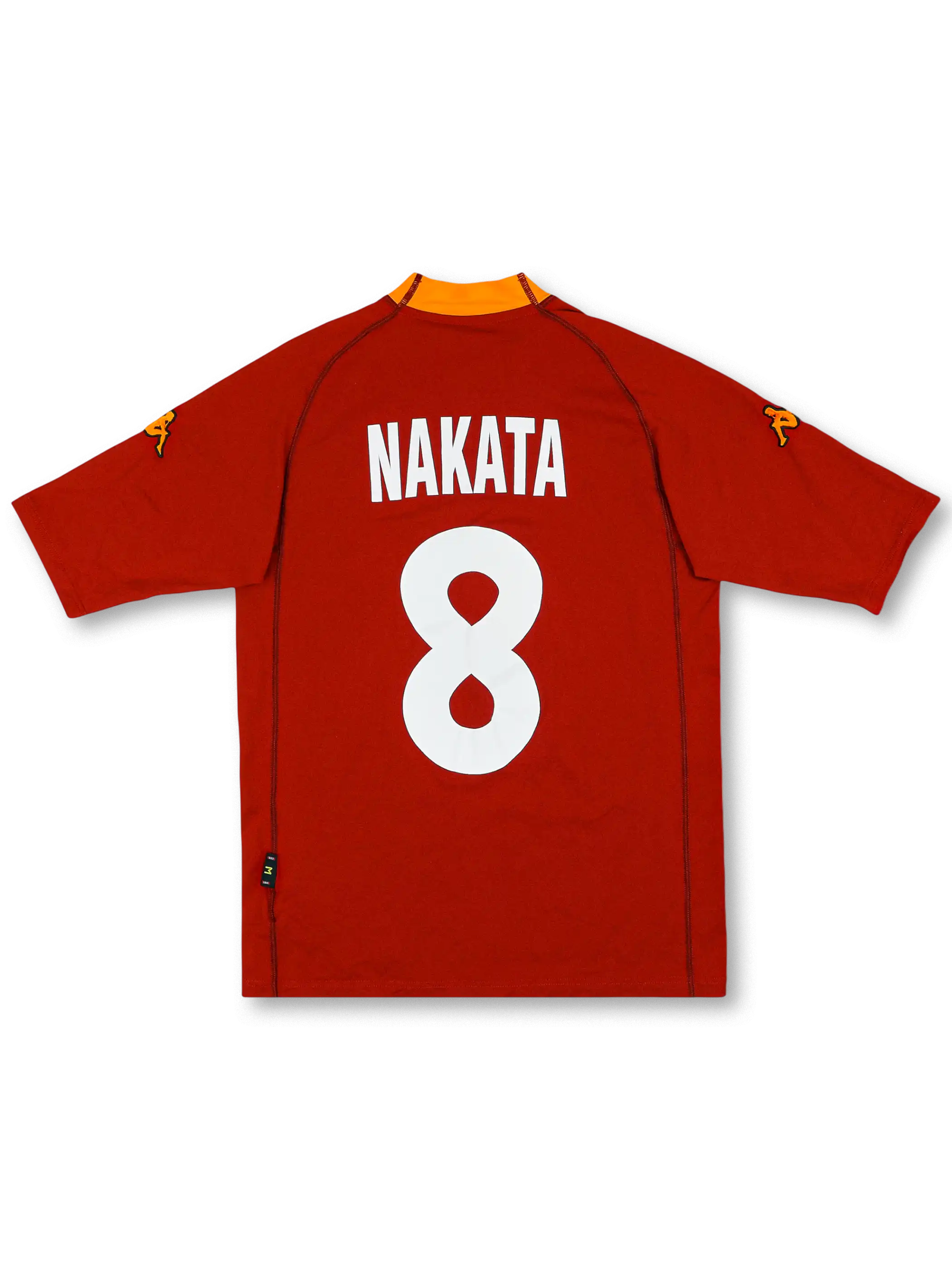 2000-01年ASローマ ホームユニフォーム 中田英寿8番 前面