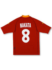 2000-01年ASローマ ホームユニフォーム 中田英寿8番 前面