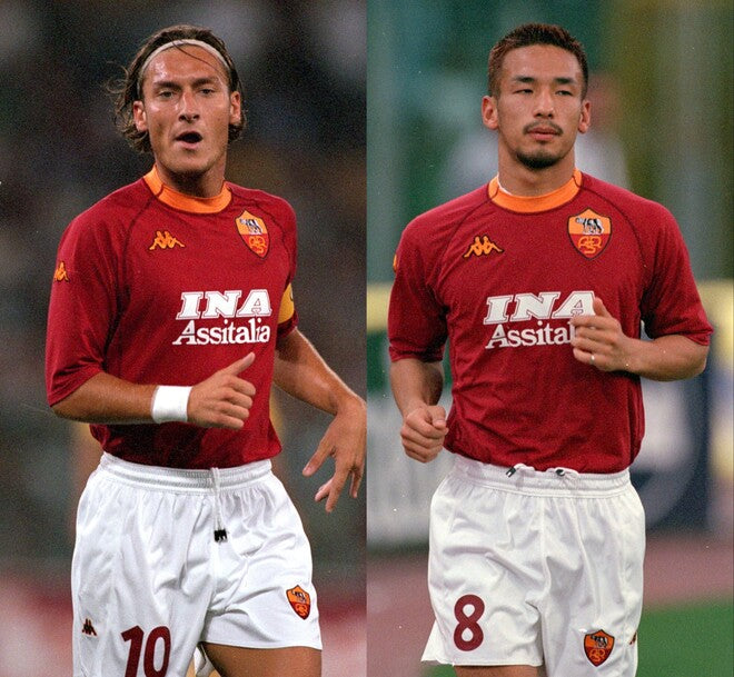 2000-01年 ASローマ ホームユニフォーム 中田英寿 #8-KICKO – Kicko