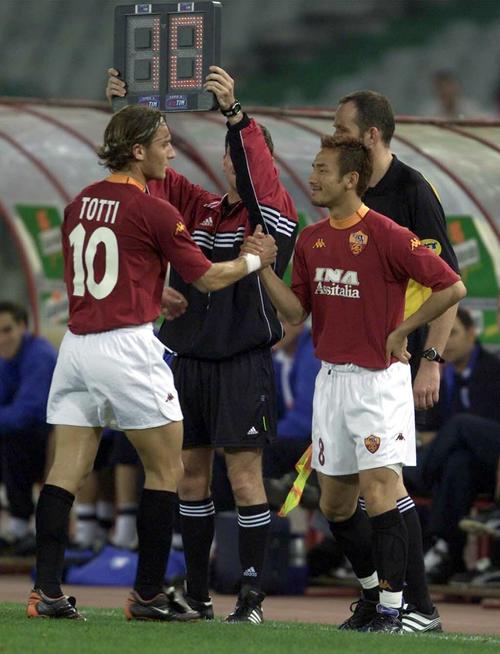 2000-01年 ASローマ ホームユニフォーム 中田英寿 #8-KICKO – Kicko