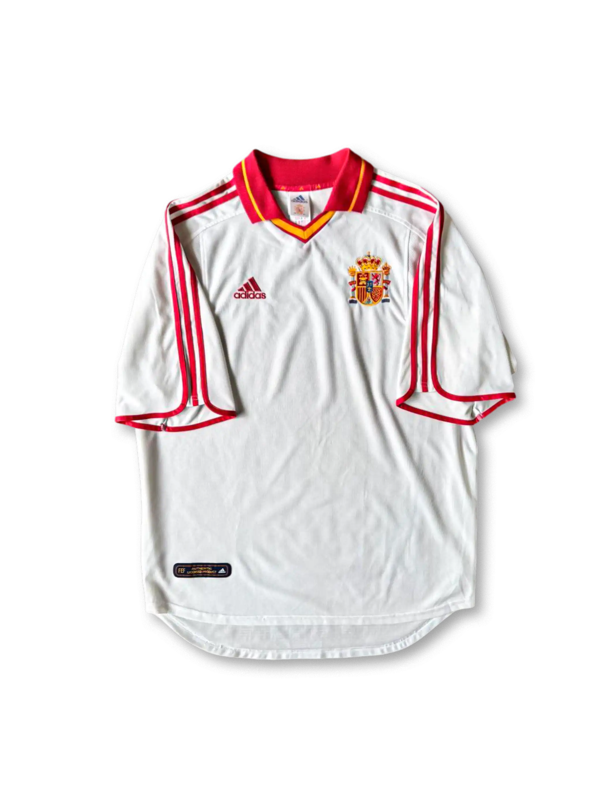 2000 Spain Away football jersey, vintage football shirt