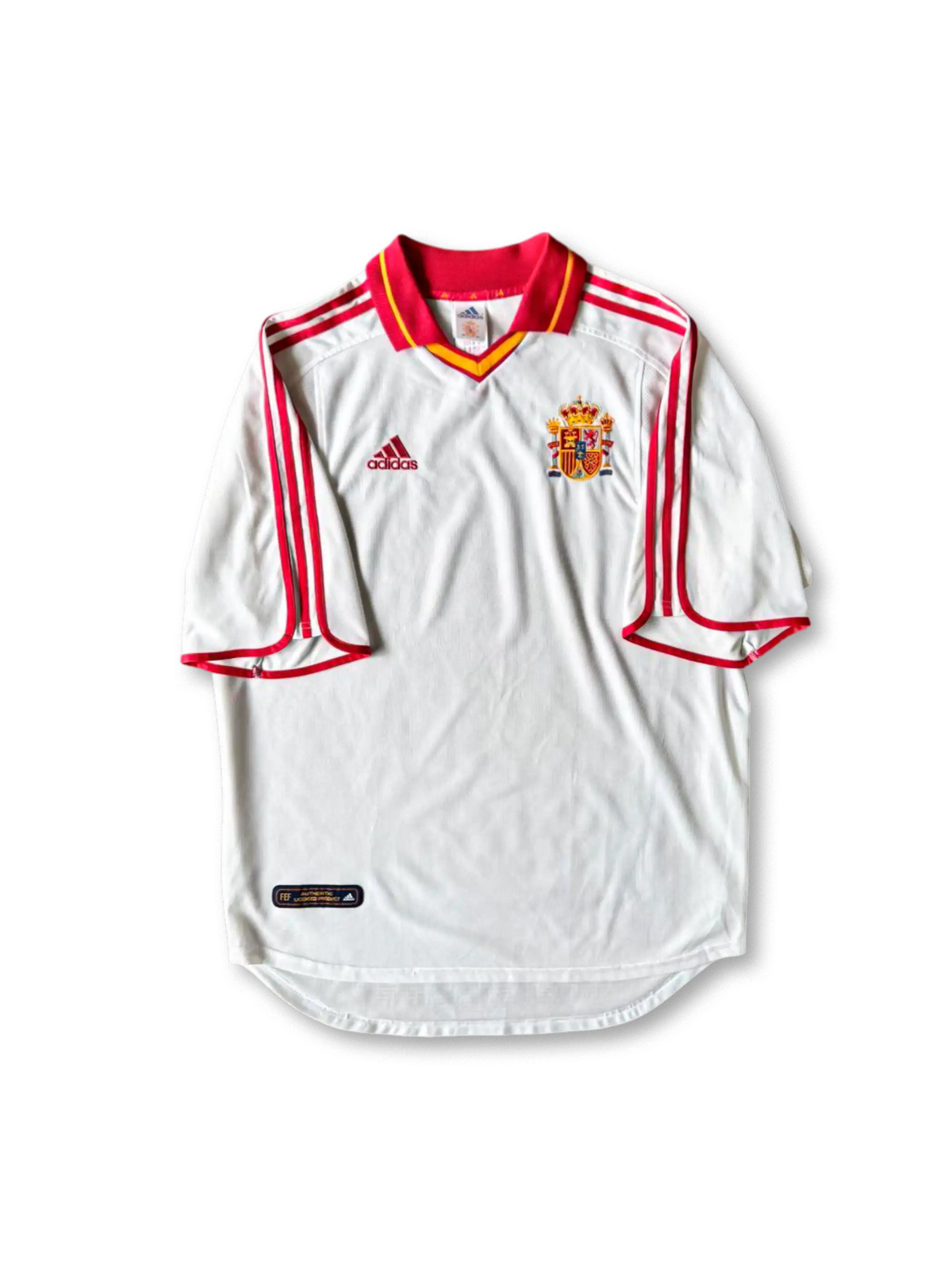 2000 Spain Away football jersey, vintage football shirt