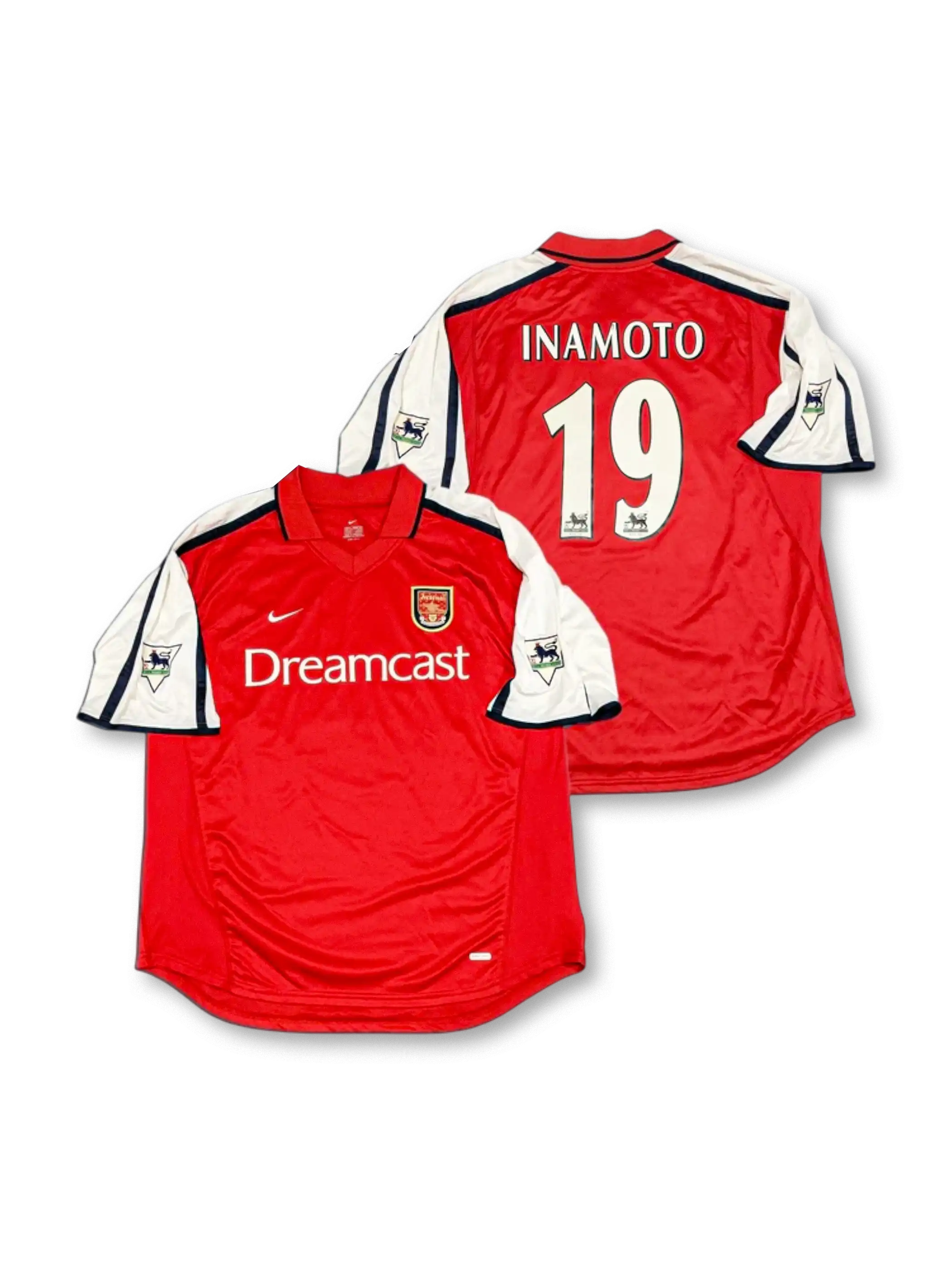 2001-2002年 アーセナル ホームユニフォーム 稲本潤一 19番