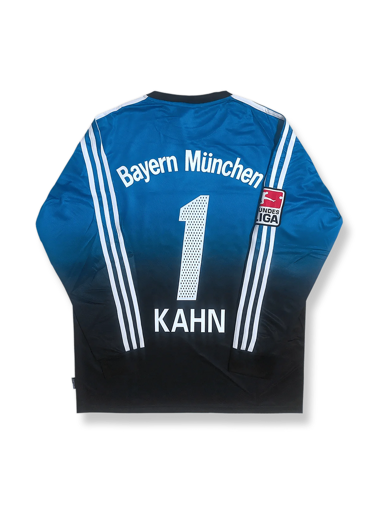 いいの　バイエルン オリバー カーン #1 GK 長袖 ユニフォーム 02/03シーズン ミュンヘン ホーム キーパー カーン 1番-KICKO – KICKO