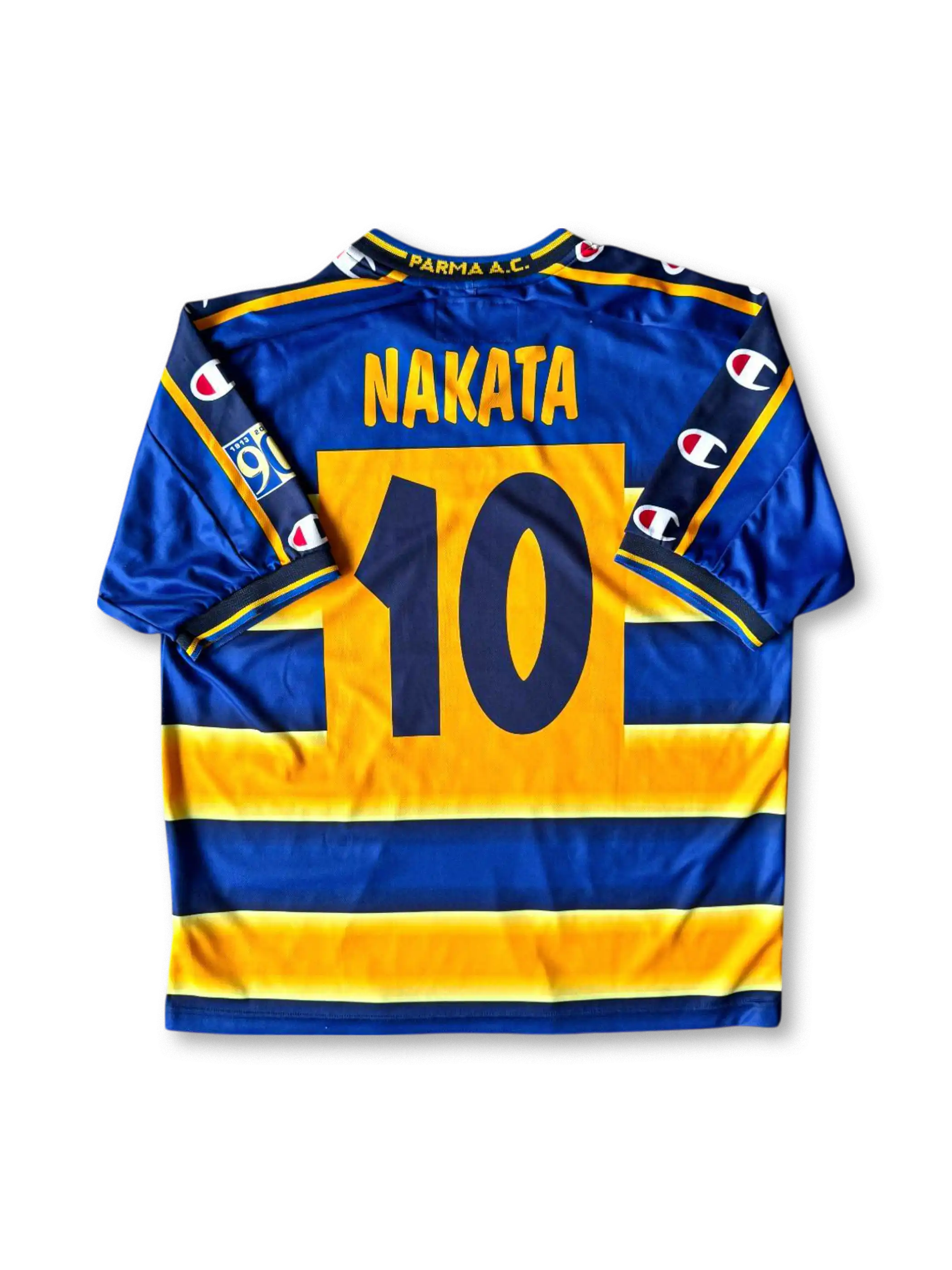 2002-03 Parma away jersey Nakata 10, vintage football shirt