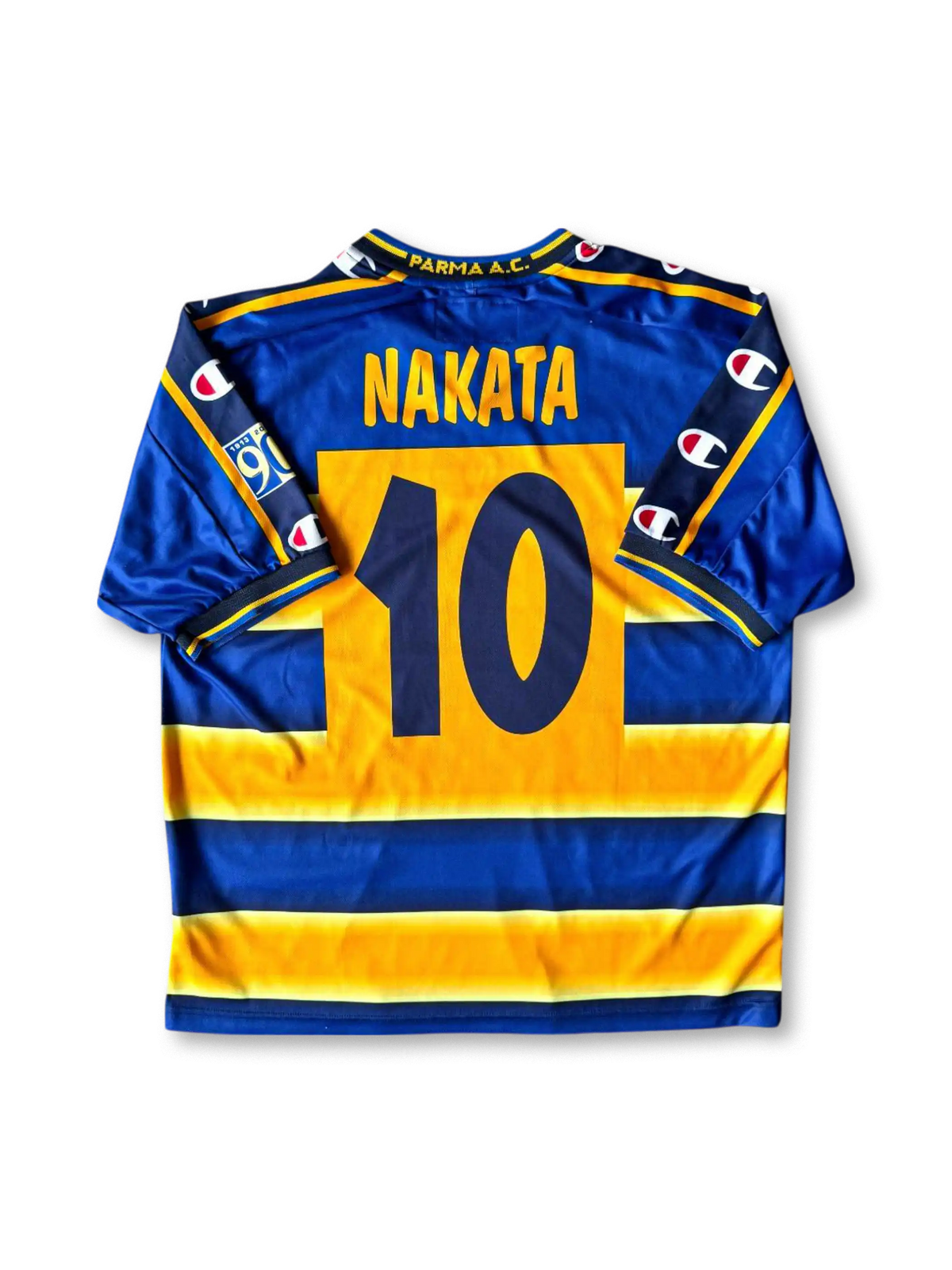 2002-03 Parma away jersey Nakata 10, vintage football shirt
